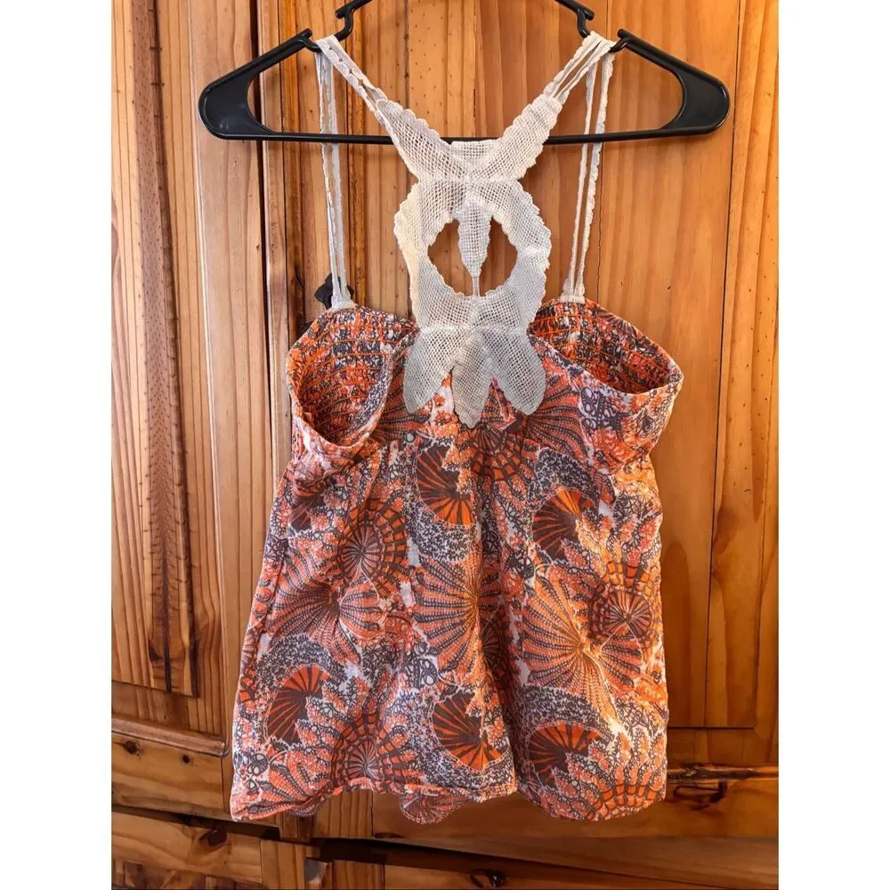 Free People Smocked Bodice Tank Top